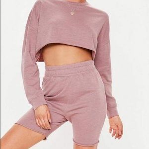 Missguided 2 piece lounge set